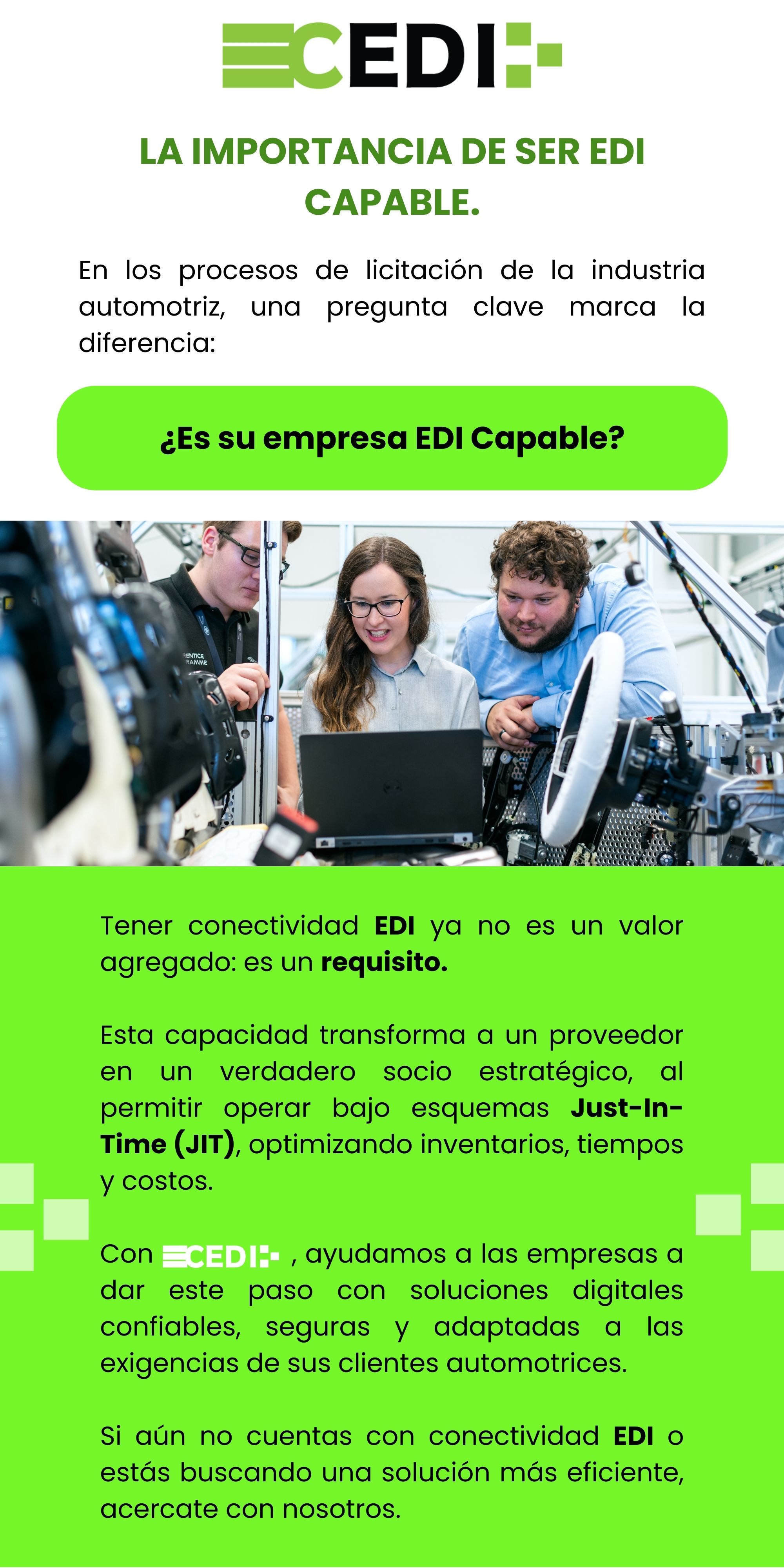 importancia de ser edi capable